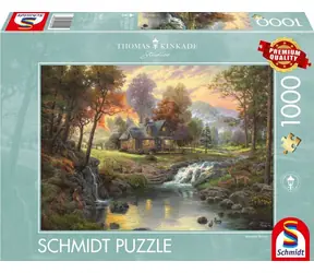 Schmidt Puzzle Berghütte / 1000 Teile