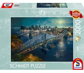 Schmidt Puzzle Mond über Manhattan / 2000 Teile / ab 12 Jahren