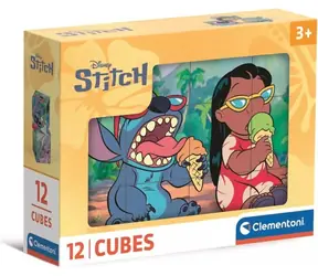 Clementoni Bilderwürfel Stitch / 12 Würfel / ab 3 Jahren