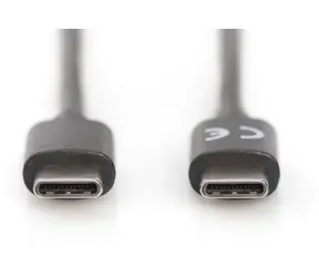 Digitus schwarz / USB-C-Kabel / USB-C - USB-C (Stecker/Stecker) / 3 m / 3 A / USB 2.0