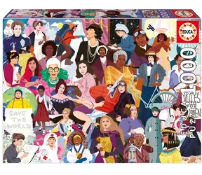 Educa Puzzle „Ikonische Frauen“ / 1000 Teile