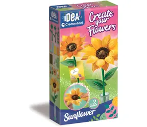 Clementoni IDEA Kreativset Blumenfabrik: Sonnenblumen / ab 8 Jahren
