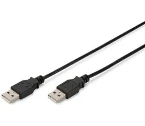 Digitus AK-300101-010-S schwarz / USB-Kabel / USB-A / 1 m