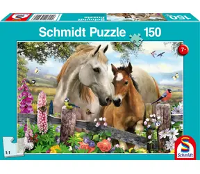 Schmidt Puzzle Stute und Fohlen / 150 Teile / 43,2 x 29,1 cm