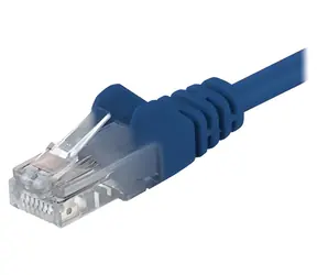 Goobay 68432 blau / Netzwerkkabel / Cat6 / U/UTP