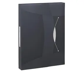 Esselte VIVIDA schwarz / Dokumentenbox / A4 / Rückenbreite 40 mm