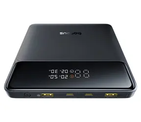 Baseus Blade H1 Lite schwarz / Powerbank / 20000 mAh / 2x USB-C / 2x USB-A / 100 W / Display