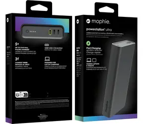 ZAGG Powerstation Ultra 25K schwarz / Powerbank / 25000 mAh / 140W / 3x USB-C