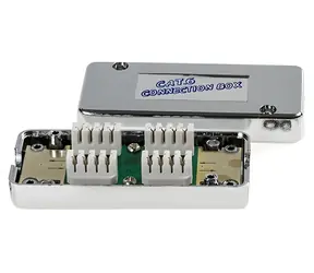 Xtendlan Silber / Anschlussdose / CAT6 / geschirmt / RJ45 / Krone