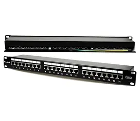 Xtendlan Patchpanel / 19" / 24 Ports / geschirmt / Cat5e