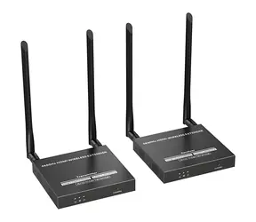 Xtendlan Drahtloser HDMI-Extender / HDMI-Extender / 4K 60Hz / Reichweite 50 m / IR-Steuerung / Sender + Empfänger