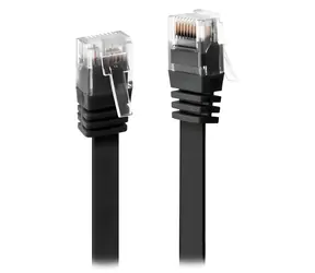 Xtendlan Cat6 UTP Flachkabel, 5 m, schwarz / Patchkabel