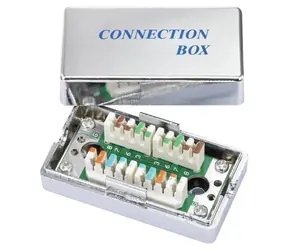 Xtendlan CAT5E Silber / Anschlussdose / STP / RJ45 / Push-in