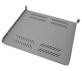 Xtendlan Regal 400 mm grau / Rackregal / universell / 1 HE / Tragfähigkeit 25 kg