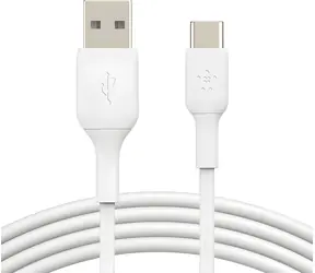 Belkin CAB001BT1MWH2PK weiß / Datenkabel / USB-A - USB-C / 1 m