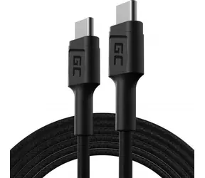 Green Cell KABGC29 schwarz / USB-C-auf-USB-C-Kabel / 2 m / Stromversorgung
