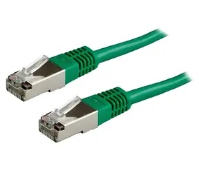 Xtendlan Patchkabel Cat5e FTP 1m grün / Netzwerkkabel / geschirmt / RJ45