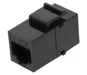 Xtendlan Keystone CAT6 schwarz / Netzwerkanschluss / RJ45 / UTP / Kein Beulen
