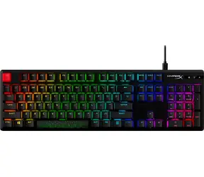 HyperX Alloy Origins PBT schwarz / Gaming-Tastatur / mechanisch / HyperX Blau / US / RGB / USB-C
