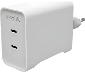 Mophie Speedport 70 weiß / Ladegerät / GaN / 2x USB-C / 70 W