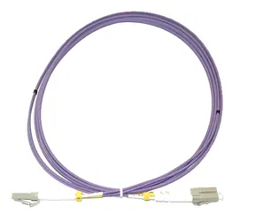 Xtendlan FO Patchkabel LC-LC 0,5 m / Optisches Patchkabel / Duplex / 50/125 OM4 / LS0H