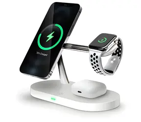 Connect IT MultiCharge 5in1 MagSafe weiß / Kabelloses Ladegerät / Schnellladung
