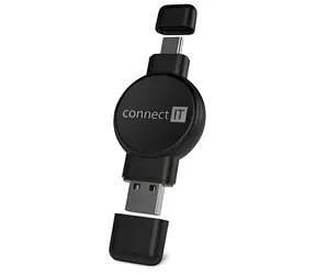 Connect IT WatchTravelCharge schwarz / Kabelloses Ladegerät