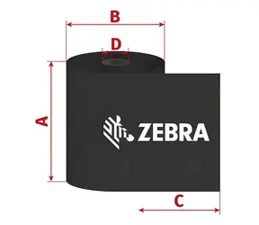 ZEBRA ZipShip 1600 / TTR-Band / Wachs / 60 mm / 450 m