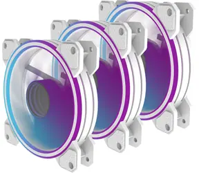 PREYON Eagle Eye 120 PWM ARGB weiß / Lüfter / 3 Stück / 120 mm / 4-Pin PWM