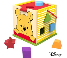 Disney BABY Winnie Puuh Würfel / Holz / Einsteckbare Formen