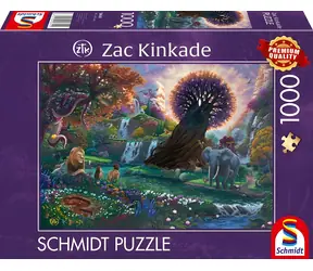 Schmidt Puzzle Garten Eden / 1000 Teile / ab 12 Jahren