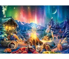 Schmidt Puzzle Lagerfeuer unter den Sternen / 1000 Teile / ab 12 Jahren