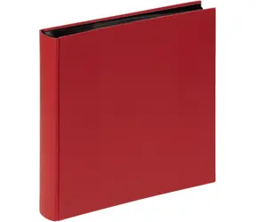 Walther Fun 30x30 rot / Album / 100 schwarze Seiten / Hardcover