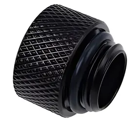 Alphacool Eiszapfen 10 mm G1/4 schwarz / Verlängerungsanschluss / Wasserkühlung / Messing / Gerade