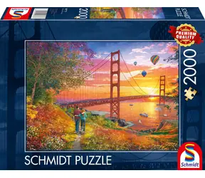 Schmidt Puzzle Golden Gate Bridge / 2000 Teile / ab 12 Jahren