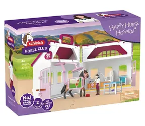Schleich Horse Club Heilende Hufe Spielset 42787 / ab 5 Jahren / bewegliche Figur / Klappkoffer