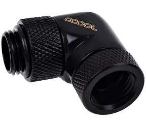 Alphacool Eiszapfen 90° schwarz / Winkeladapter / G1/4 / Drehanschluss