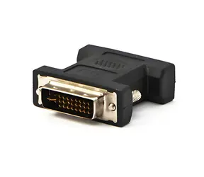 Logo schwarz / Adapter / DVI (24+5) Stecker - VGA Buchse / 1920×1080 60 Hz