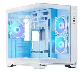 Chieftec Visio GM-30W-TG-OP weiß / Gehäuse / Midi-Tower / ATX / 6x120mm ARGB / Gehärtetes Glas / ohne Netzteil