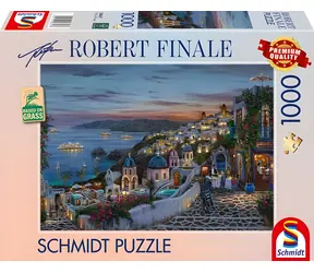 Schmidt Puzzle Sonnenuntergang über Santorin / 1000 Teile / ab 12 Jahren