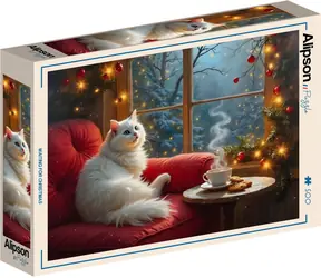 ALIPSON Puzzle „Warten auf Weihnachten“ / 500 Teile