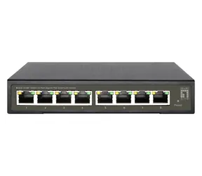 LevelOne GES-2108P schwarz / Switch / 8- Port Gigabit / PoE+ / Unmanaged