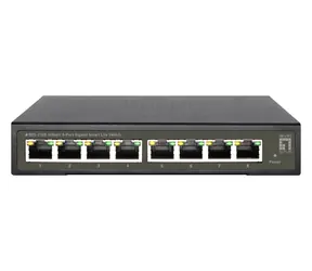 LevelOne GES-2108 schwarz / Switch / 8- Port / 1000 Mbit/s / SMART Lite / lüfterlos
