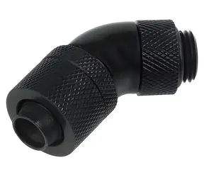 Alphacool HF 45° G1/4 schwarz / Gewinde / 13/10 mm / drehbar