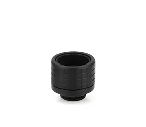 Thermal Grizzly DeltaMate HT16 schwarz / Hartschlauchanschluss /  16 mm / gerade / Wasserkühlung