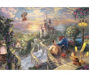 Schmidt Puzzle Die Schöne und das Biest in einer Metallbox / 500 Teile / ab 12 Jahren