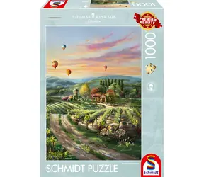 Schmidt Puzzle Friedlicher Weinberg / 1000 Teile / ab 12 Jahren