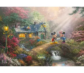 Schmidt Puzzle Mickey & Minnie: Nostalgische Blechdose / 500 Teile / ab 12 Jahren