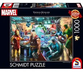 Schmidt SPIELE Puzzle Thomas Kinkade Studios: Avengers / 1000 Teile / 69,3 x 49,3 cm / ab 14 Jahren