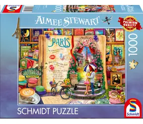 Schmidt Puzzle Erinnerungen an Paris / 1000 Teile / ab 12 Jahren